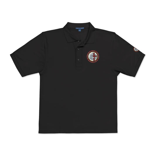 Embroidered Compass Logo Polo Shirt