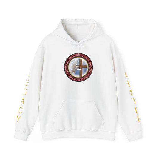 Christian Ministry Hoodie - 'Legacy Center' Cross & Dove Emblem Hooded Sweatshirt