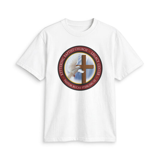 Church Logo T-Shirt — Faith Cross & Dove Design