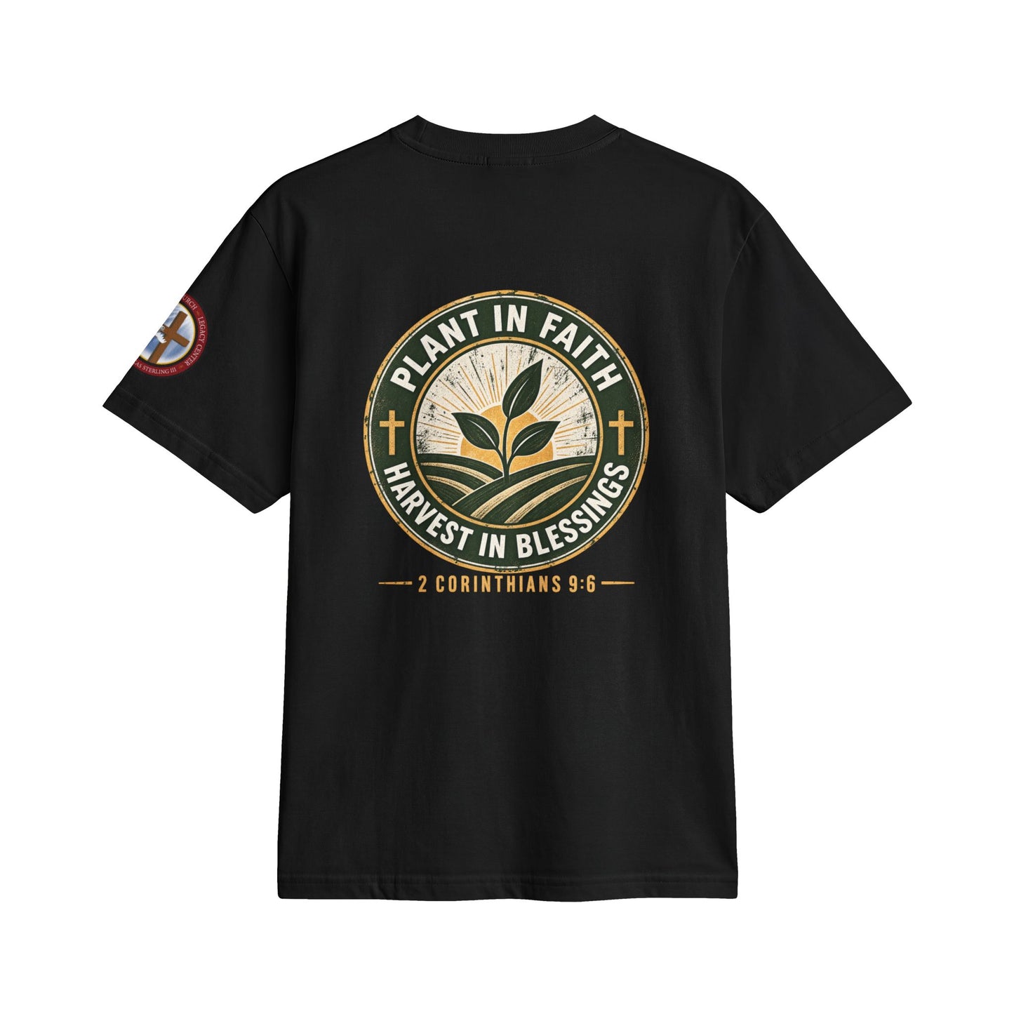 It's Time to Sow T-Shirt — "Plant in Faith, Harvest in Blessings" Christian Farming Tee