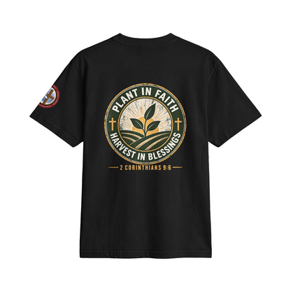 It's Time to Sow T-Shirt — "Plant in Faith, Harvest in Blessings" Christian Farming Tee