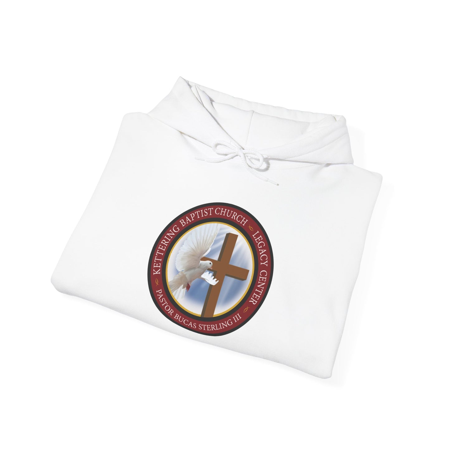 Christian Ministry Hoodie - 'Legacy Center' Cross & Dove Emblem Hooded Sweatshirt