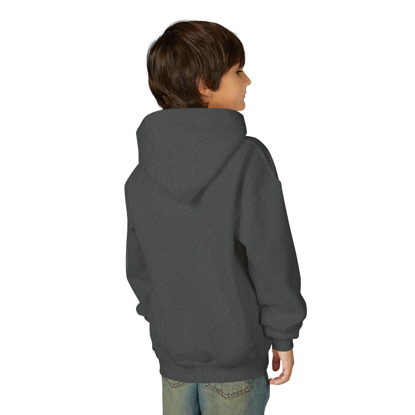 Youth Hoodie – Church Cross & Dove Logo Youth Pullover (Religious Faith Gift)