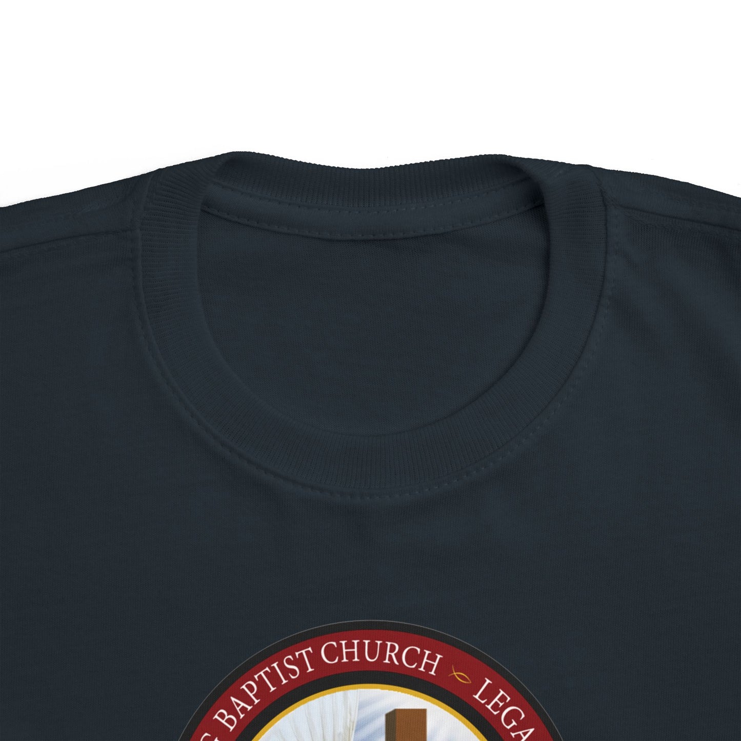 Toddler Cross Tee — Christian Church Logo Kids T‑Shirt