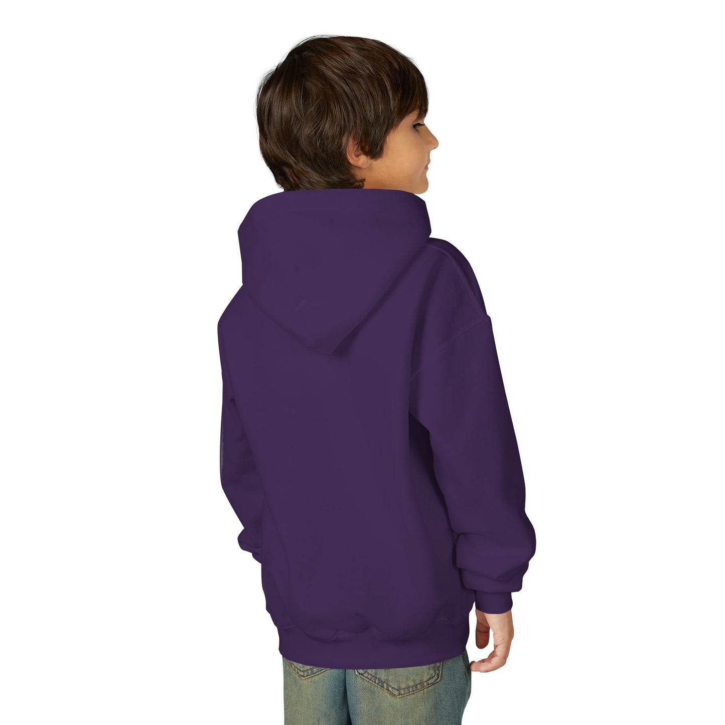 Youth Hoodie – Church Cross & Dove Logo Youth Pullover (Religious Faith Gift)