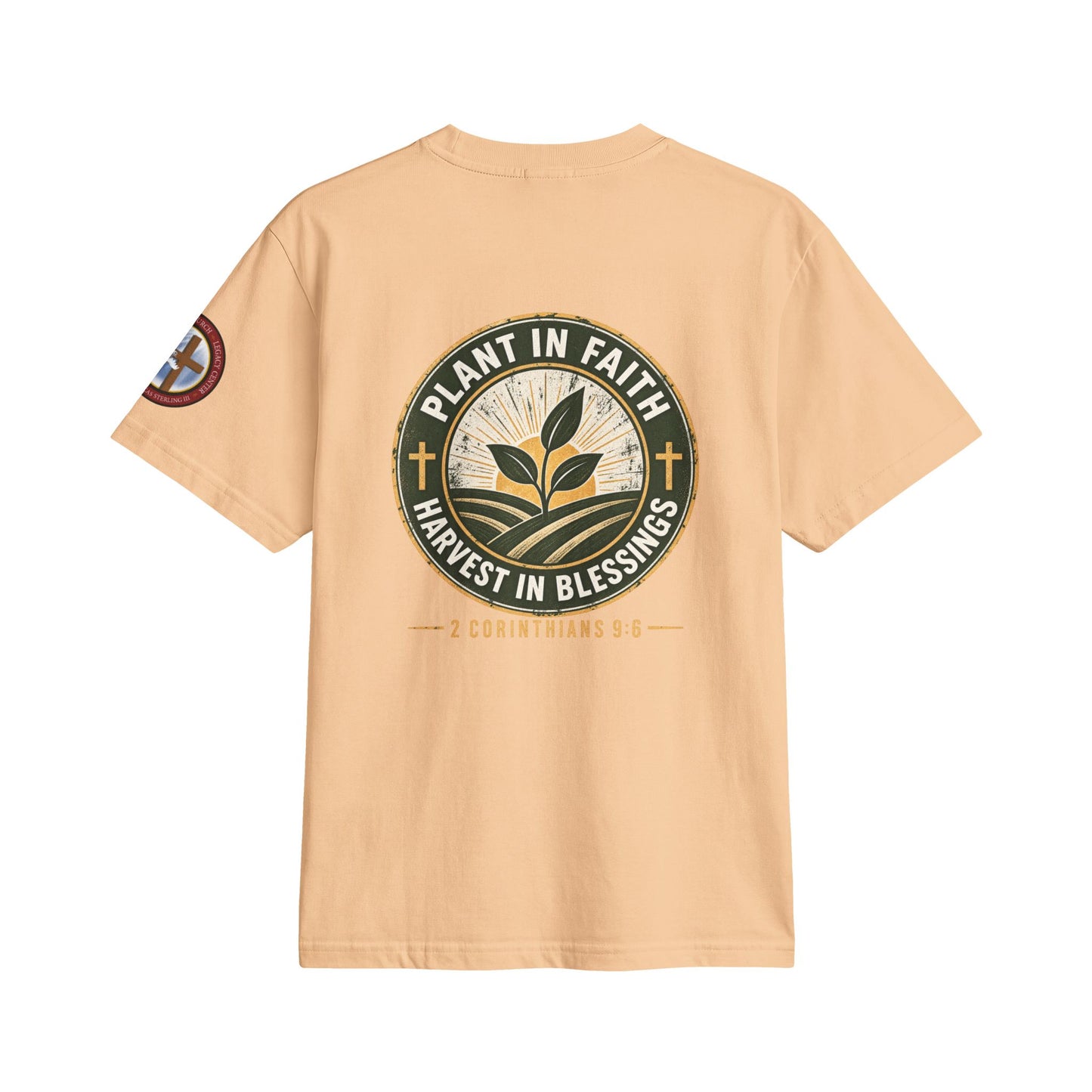 It's Time to Sow T-Shirt — "Plant in Faith, Harvest in Blessings" Christian Farming Tee