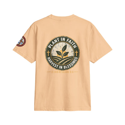 It's Time to Sow T-Shirt — "Plant in Faith, Harvest in Blessings" Christian Farming Tee