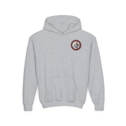 Youth Hoodie — “God’s Plan Hits Different” Inspirational Christian Pullover