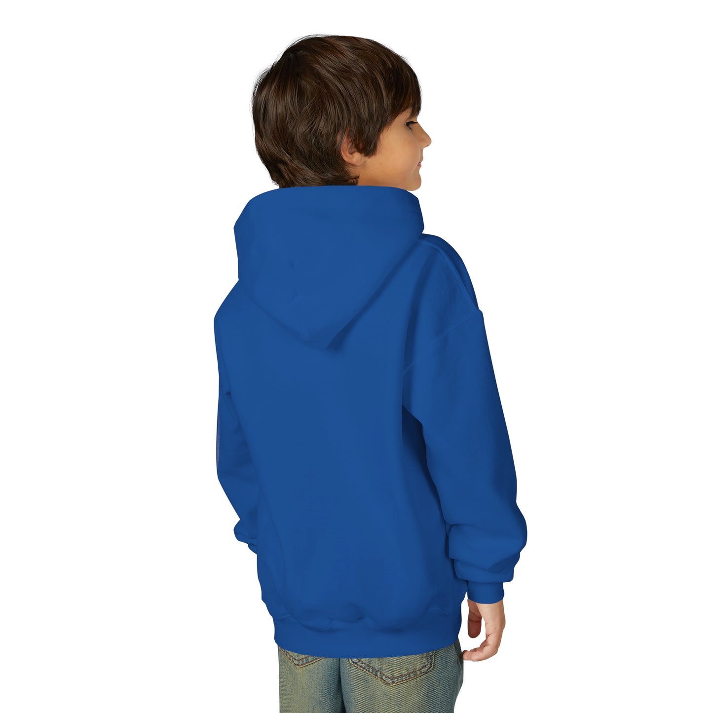Youth Hoodie – Church Cross & Dove Logo Youth Pullover (Religious Faith Gift)