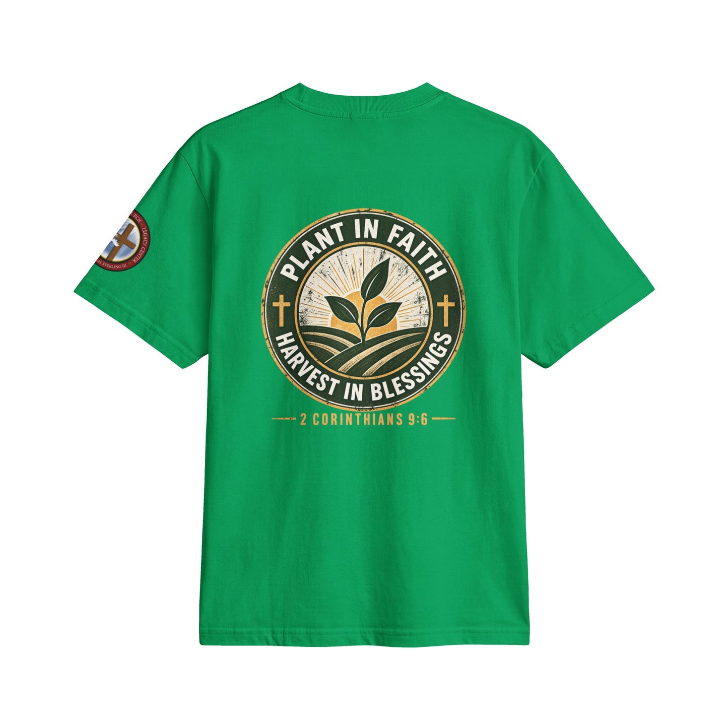 It's Time to Sow T-Shirt — "Plant in Faith, Harvest in Blessings" Christian Farming Tee