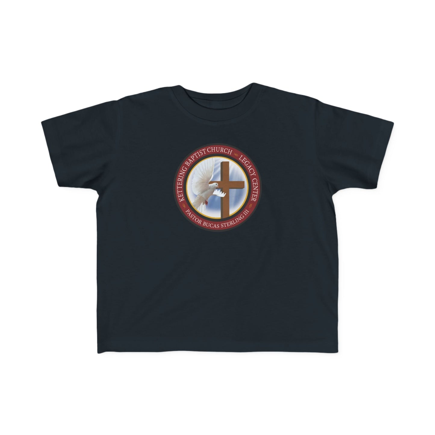 Toddler Cross Tee — Christian Church Logo Kids T‑Shirt