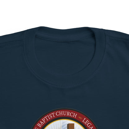 Toddler Cross Tee — Christian Church Logo Kids T‑Shirt