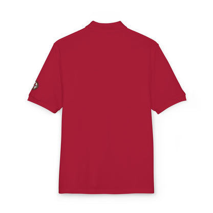 Embroidered Compass Logo Polo Shirt