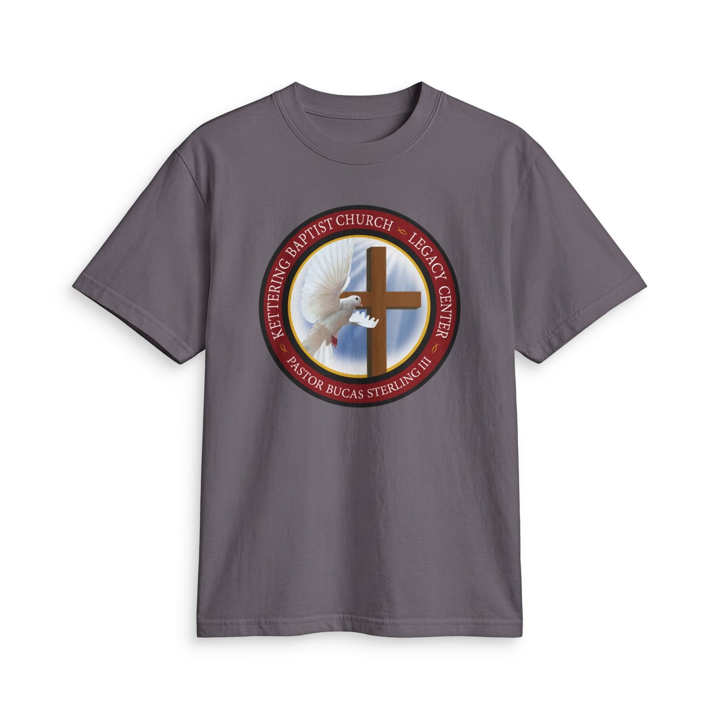 Church Logo T-Shirt — Faith Cross & Dove Design