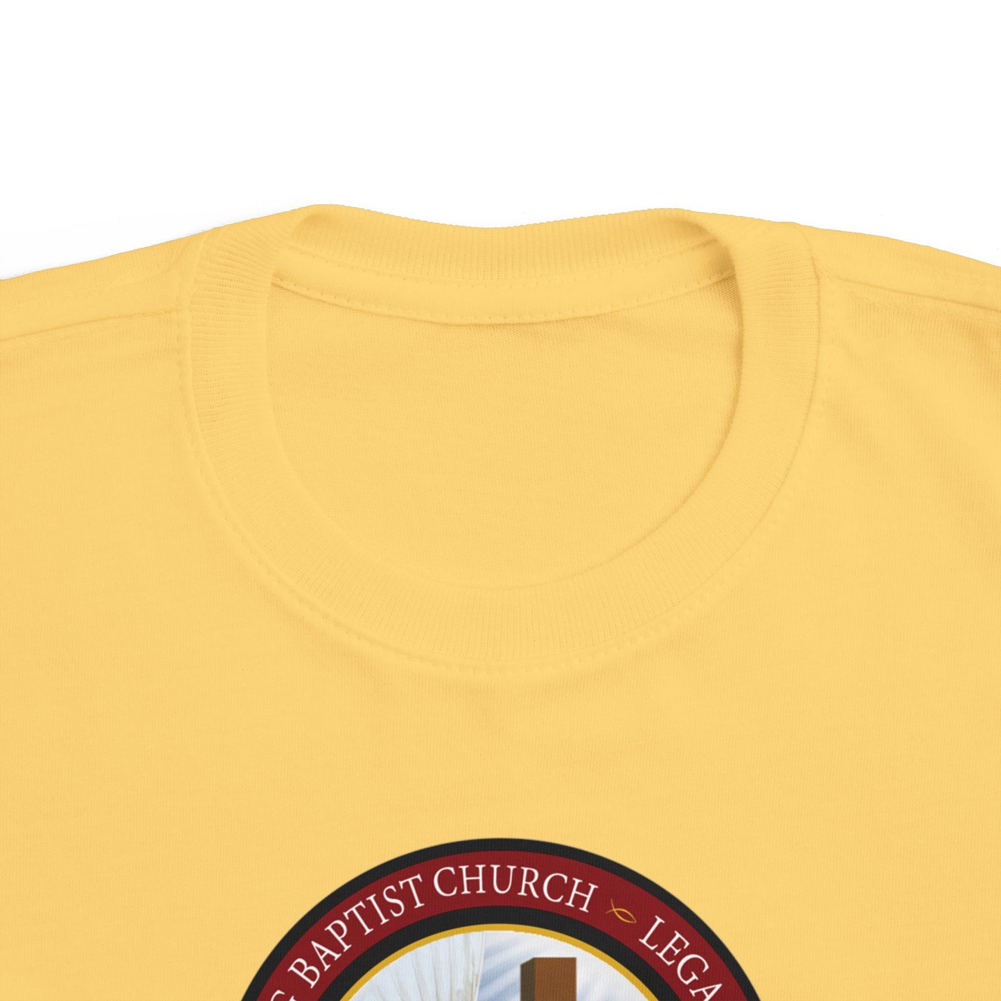 Toddler Cross Tee — Christian Church Logo Kids T‑Shirt