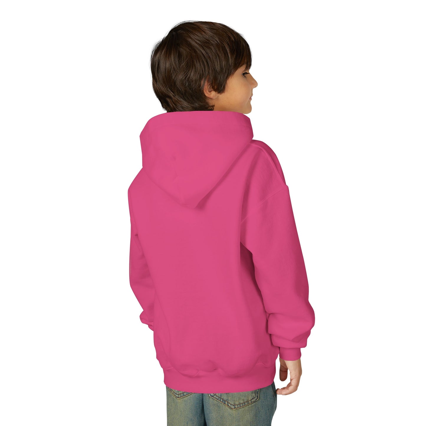 Youth Hoodie – Church Cross & Dove Logo Youth Pullover (Religious Faith Gift)