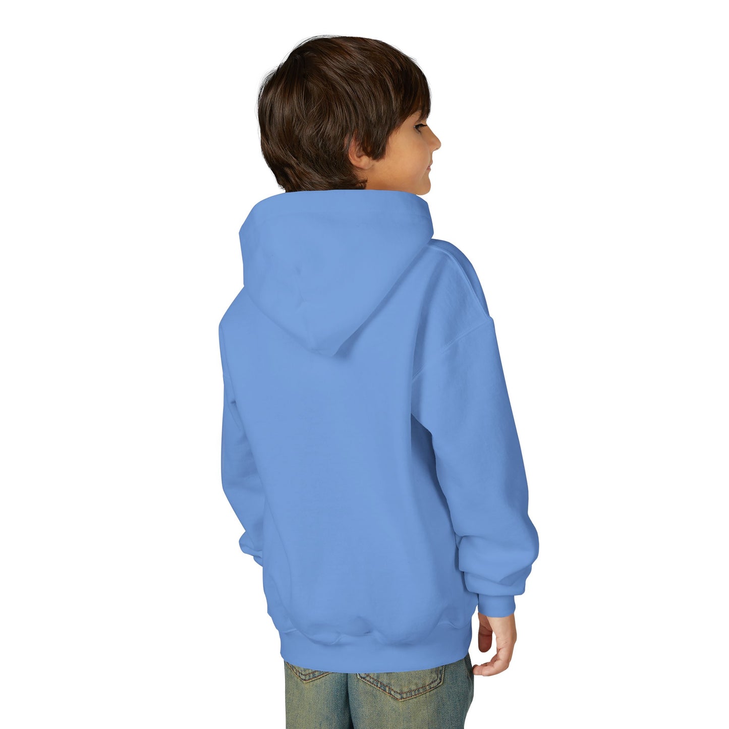 Youth Hoodie – Church Cross & Dove Logo Youth Pullover (Religious Faith Gift)