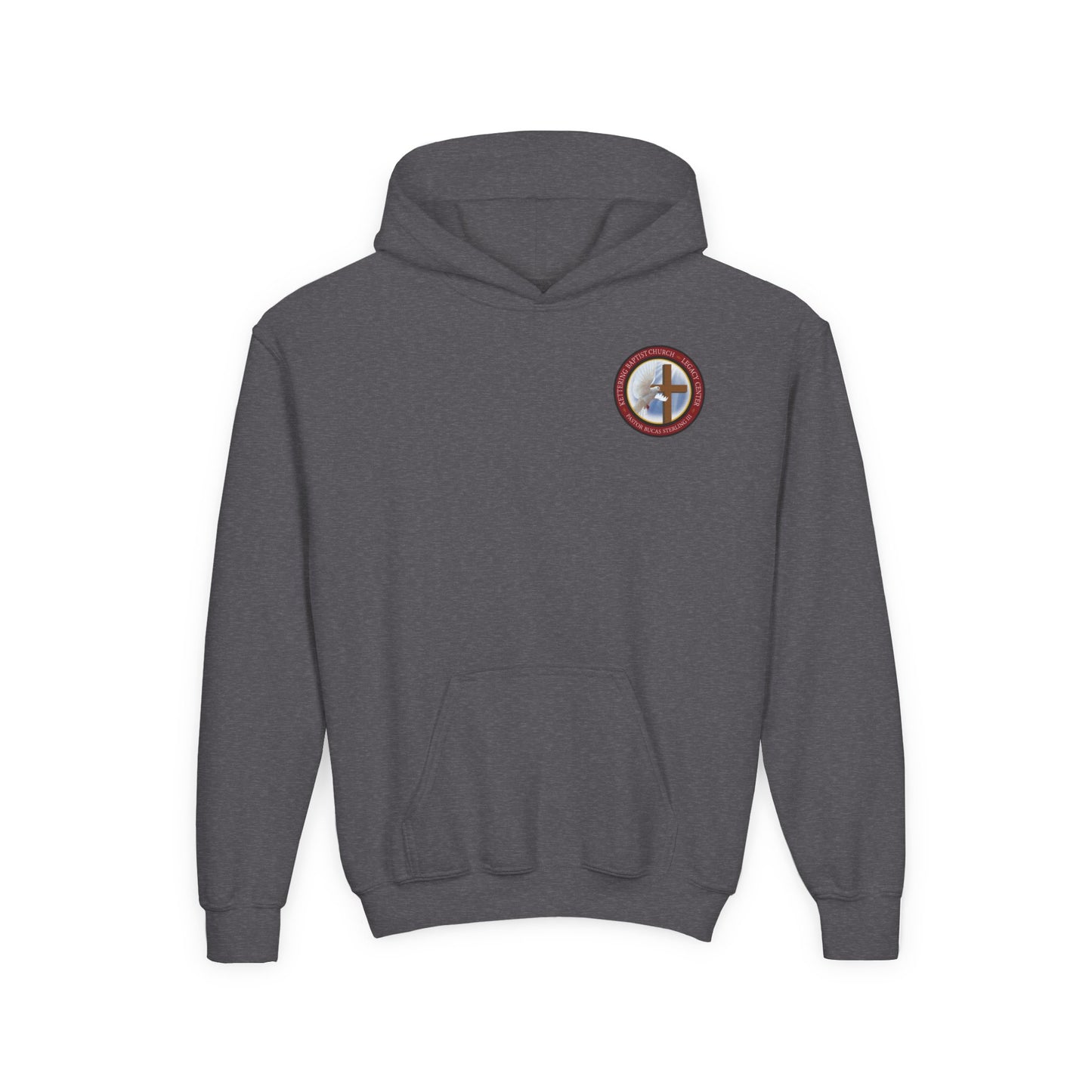 Youth Hoodie — “God’s Plan Hits Different” Inspirational Christian Pullover