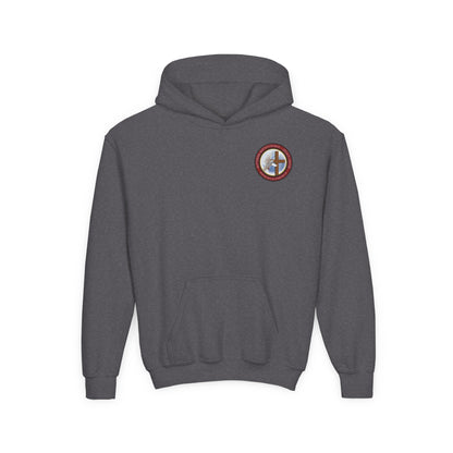 Youth Hoodie — “God’s Plan Hits Different” Inspirational Christian Pullover