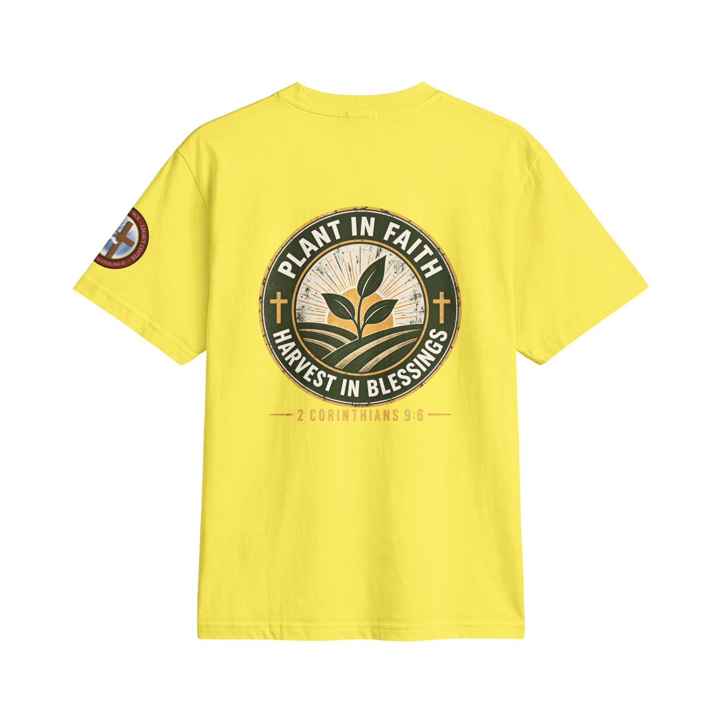 It's Time to Sow T-Shirt — "Plant in Faith, Harvest in Blessings" Christian Farming Tee