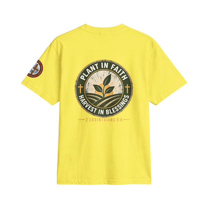 It's Time to Sow T-Shirt — "Plant in Faith, Harvest in Blessings" Christian Farming Tee