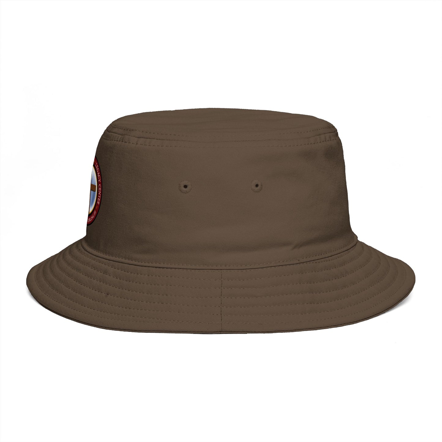 Christian Cross Bucket Hat — Faith Emblem Embroidered Sun Hat