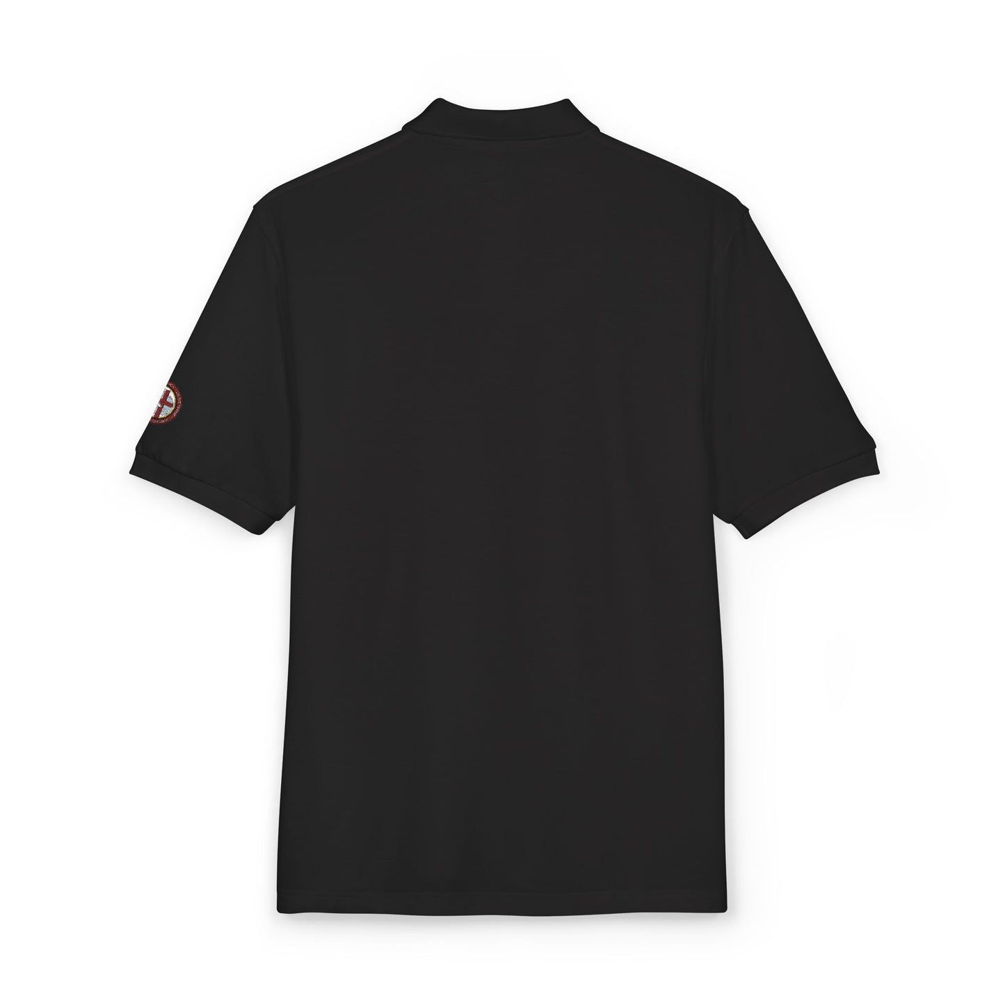 Embroidered Compass Logo Polo Shirt