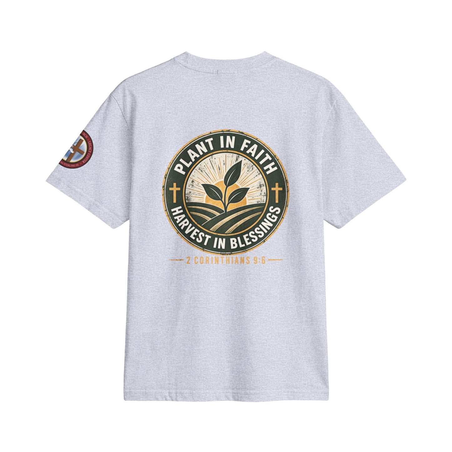 It's Time to Sow T-Shirt — "Plant in Faith, Harvest in Blessings" Christian Farming Tee