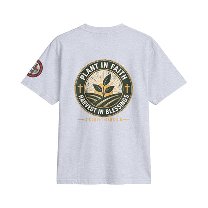 It's Time to Sow T-Shirt — "Plant in Faith, Harvest in Blessings" Christian Farming Tee