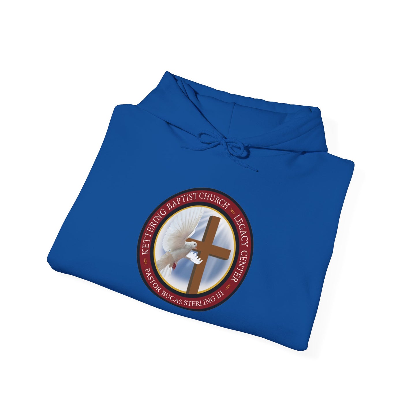 Christian Ministry Hoodie - 'Legacy Center' Cross & Dove Emblem Hooded Sweatshirt