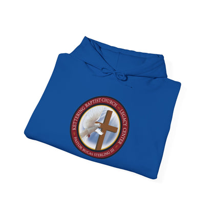 Christian Ministry Hoodie - 'Legacy Center' Cross & Dove Emblem Hooded Sweatshirt