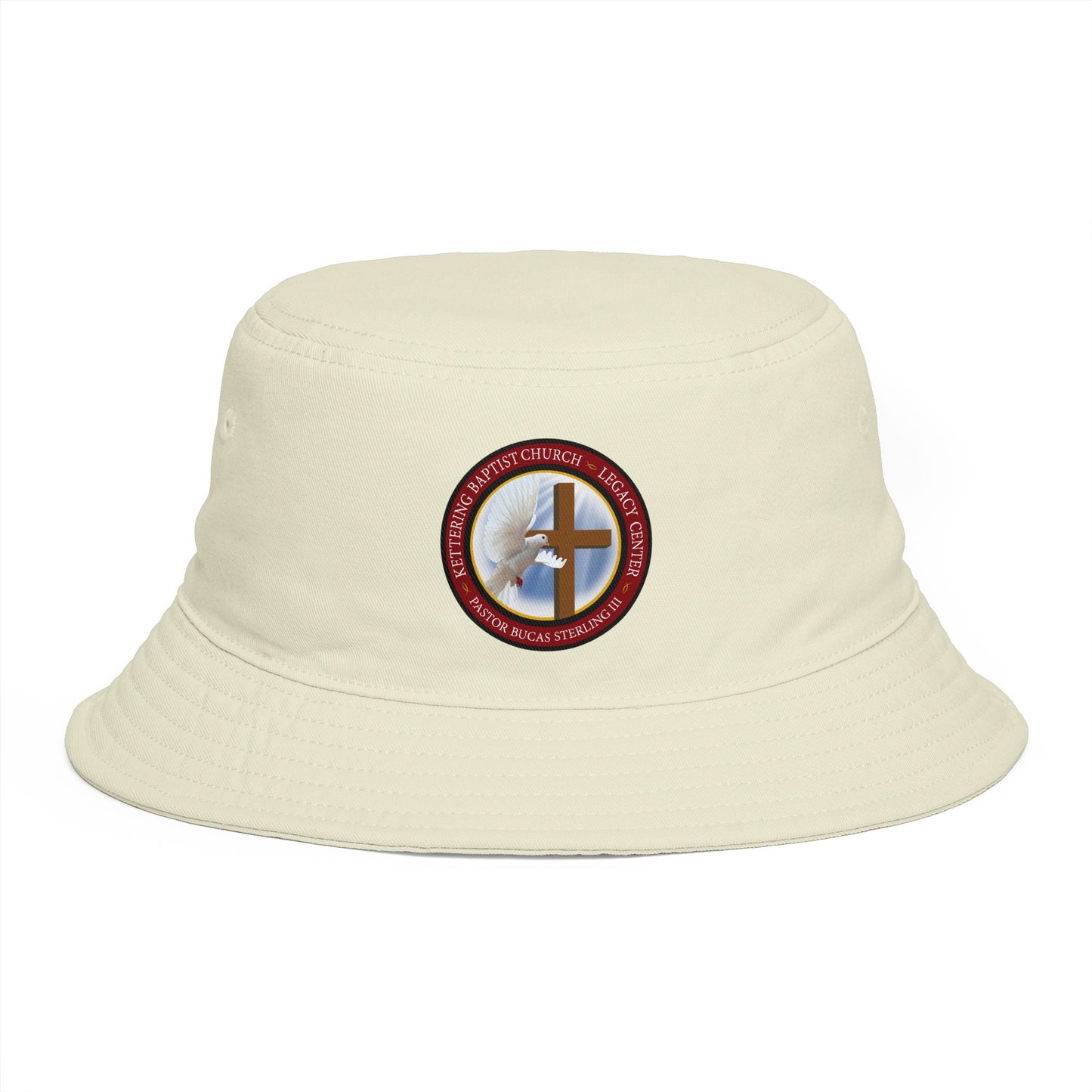 Christian Cross Bucket Hat — Faith Emblem Embroidered Sun Hat