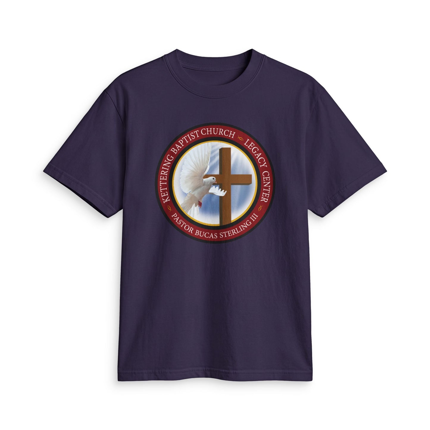 Church Logo T-Shirt — Faith Cross & Dove Design