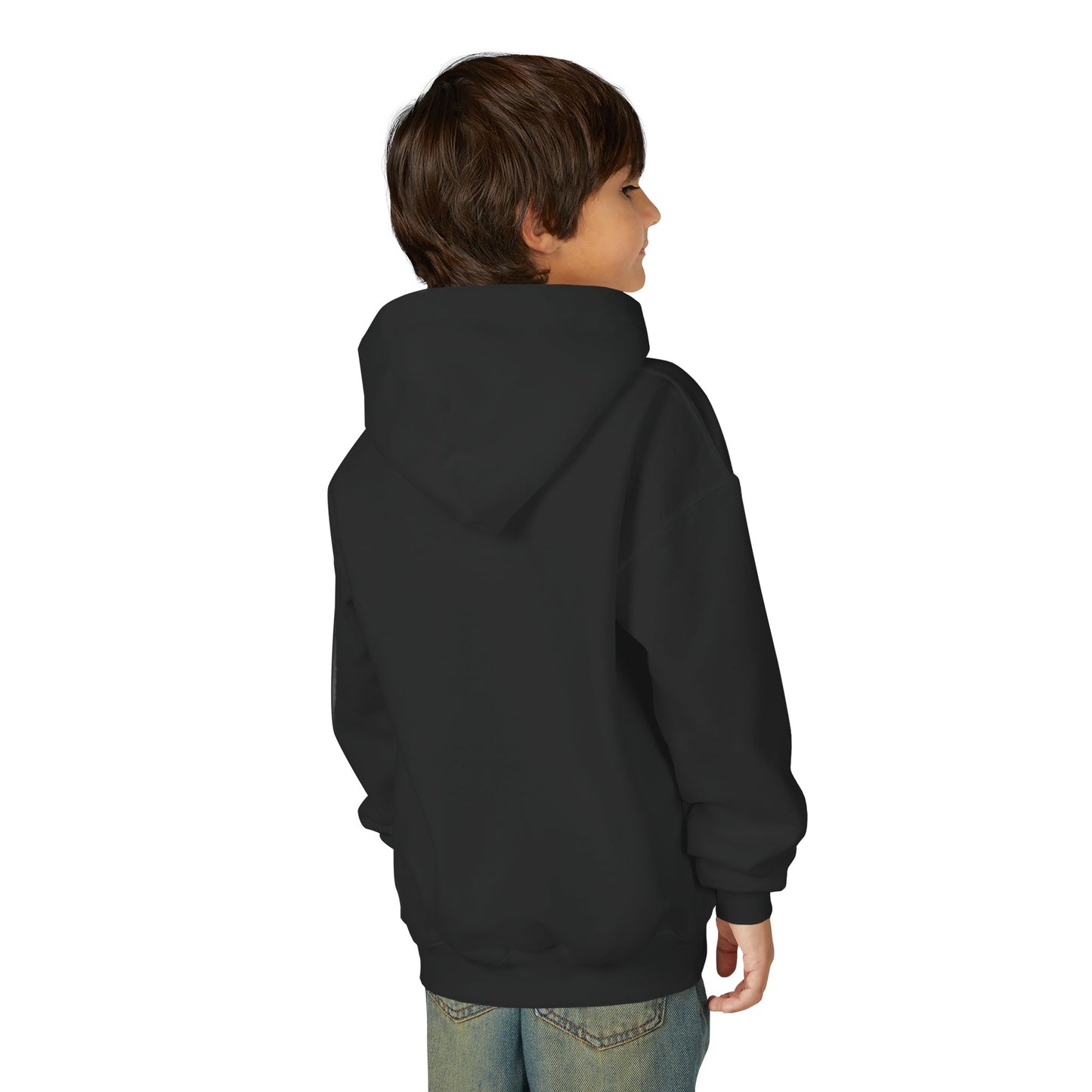Youth Hoodie – Church Cross & Dove Logo Youth Pullover (Religious Faith Gift)