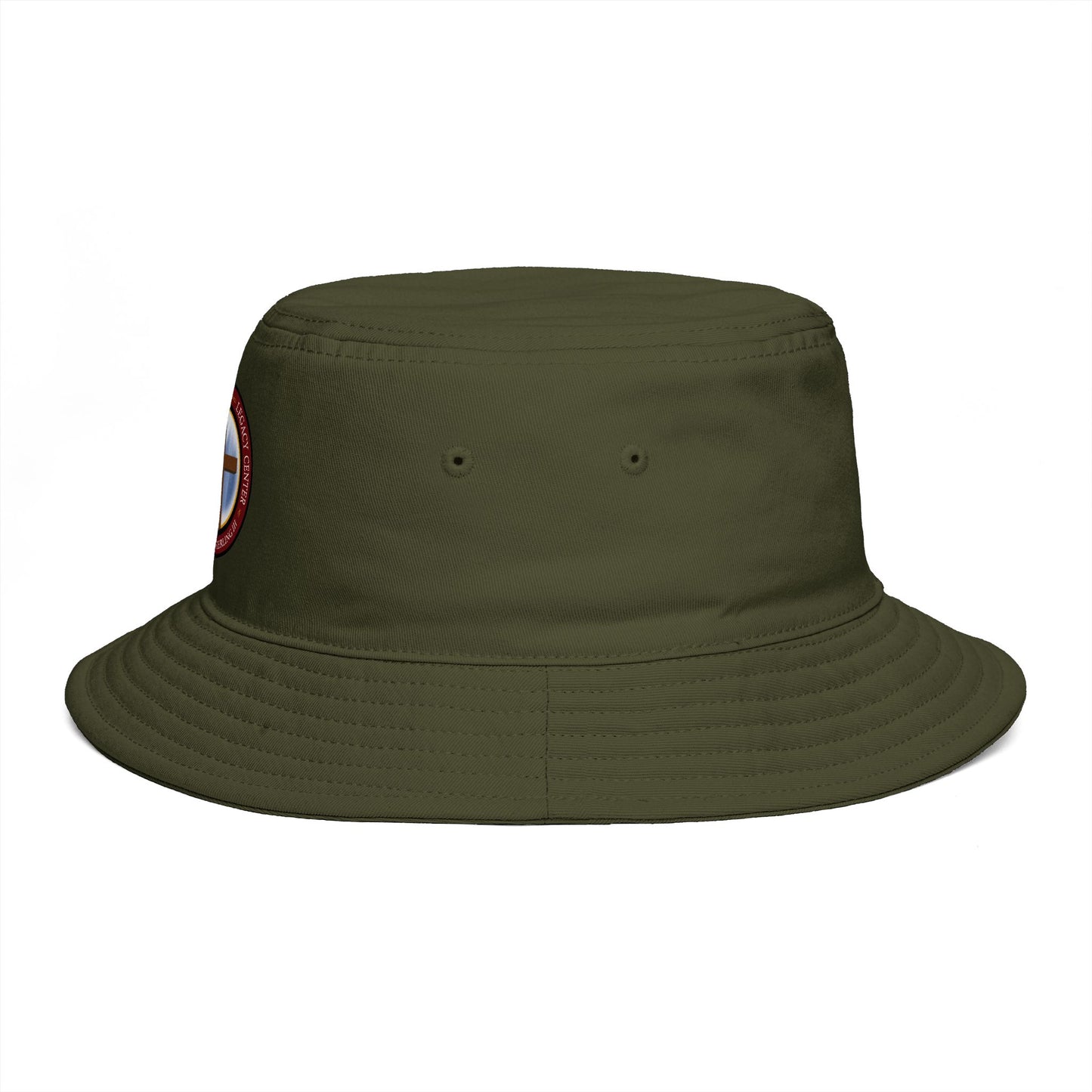 Christian Cross Bucket Hat — Faith Emblem Embroidered Sun Hat
