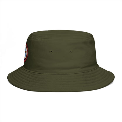 Christian Cross Bucket Hat — Faith Emblem Embroidered Sun Hat