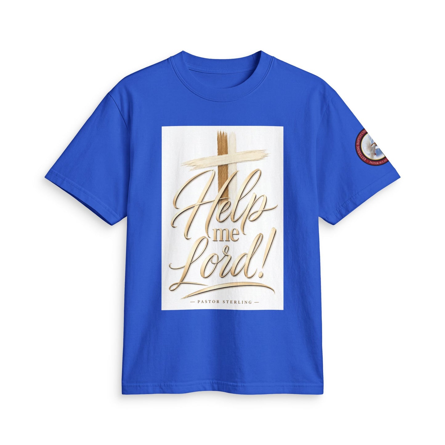 Help Me Lord! Christian T-Shirt — Inspirational Faith Tee with Cross