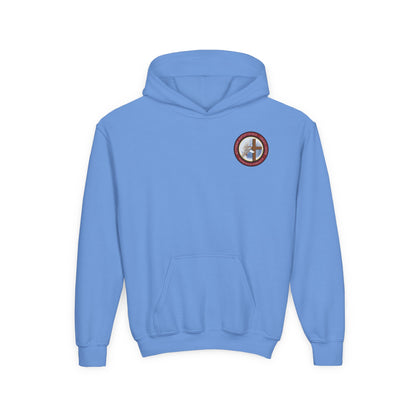 Youth Hoodie — “God’s Plan Hits Different” Inspirational Christian Pullover