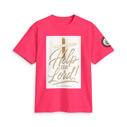Help Me Lord! Christian T-Shirt — Inspirational Faith Tee with Cross