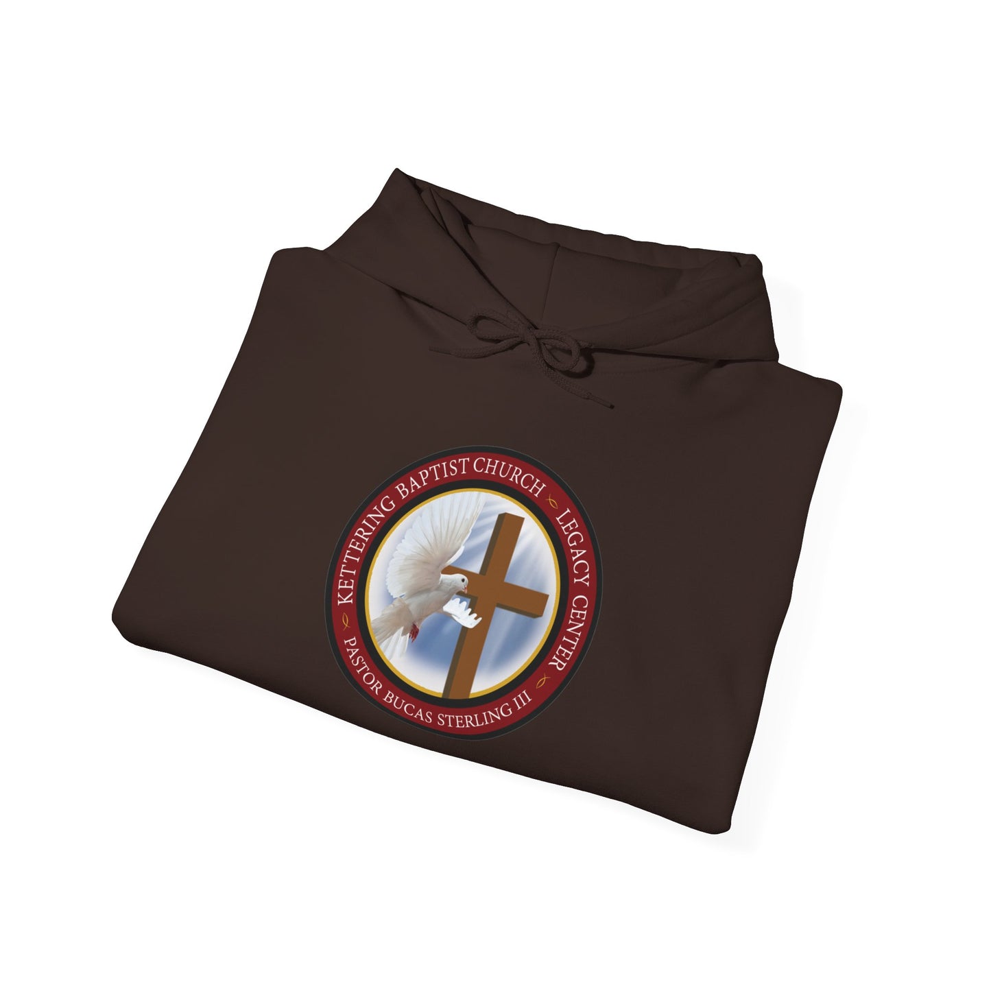 Christian Ministry Hoodie - 'Legacy Center' Cross & Dove Emblem Hooded Sweatshirt
