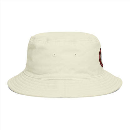 Christian Cross Bucket Hat — Faith Emblem Embroidered Sun Hat