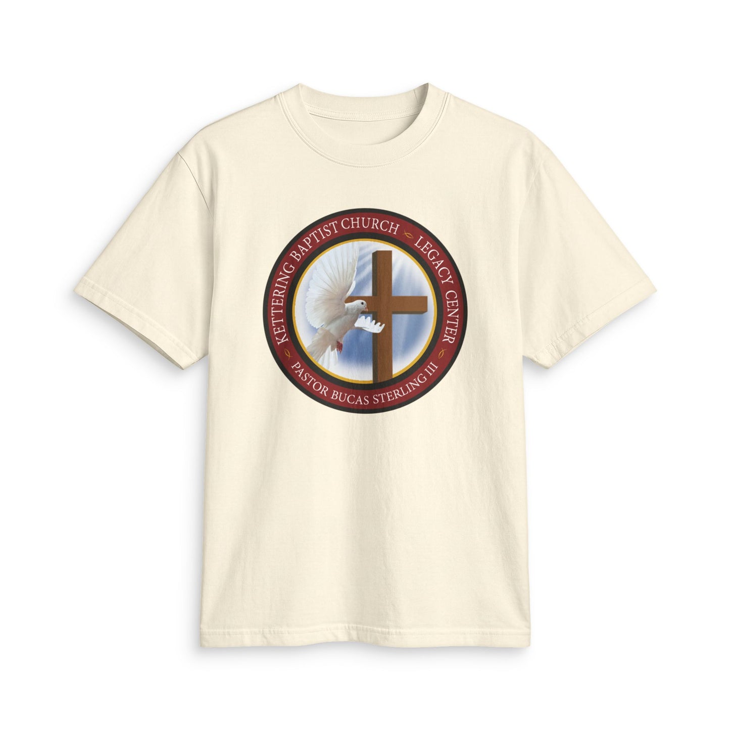 Church Logo T-Shirt — Faith Cross & Dove Design