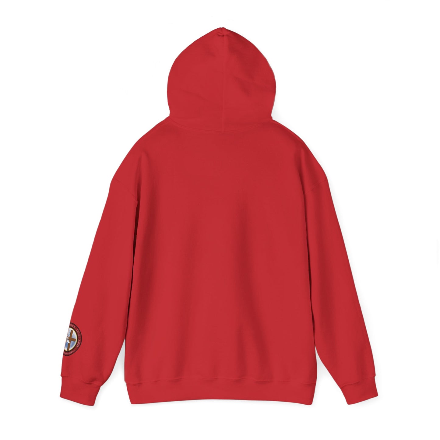 Help Me Lord Hoodie — Christian Cross Faith Pullover with Gold Script