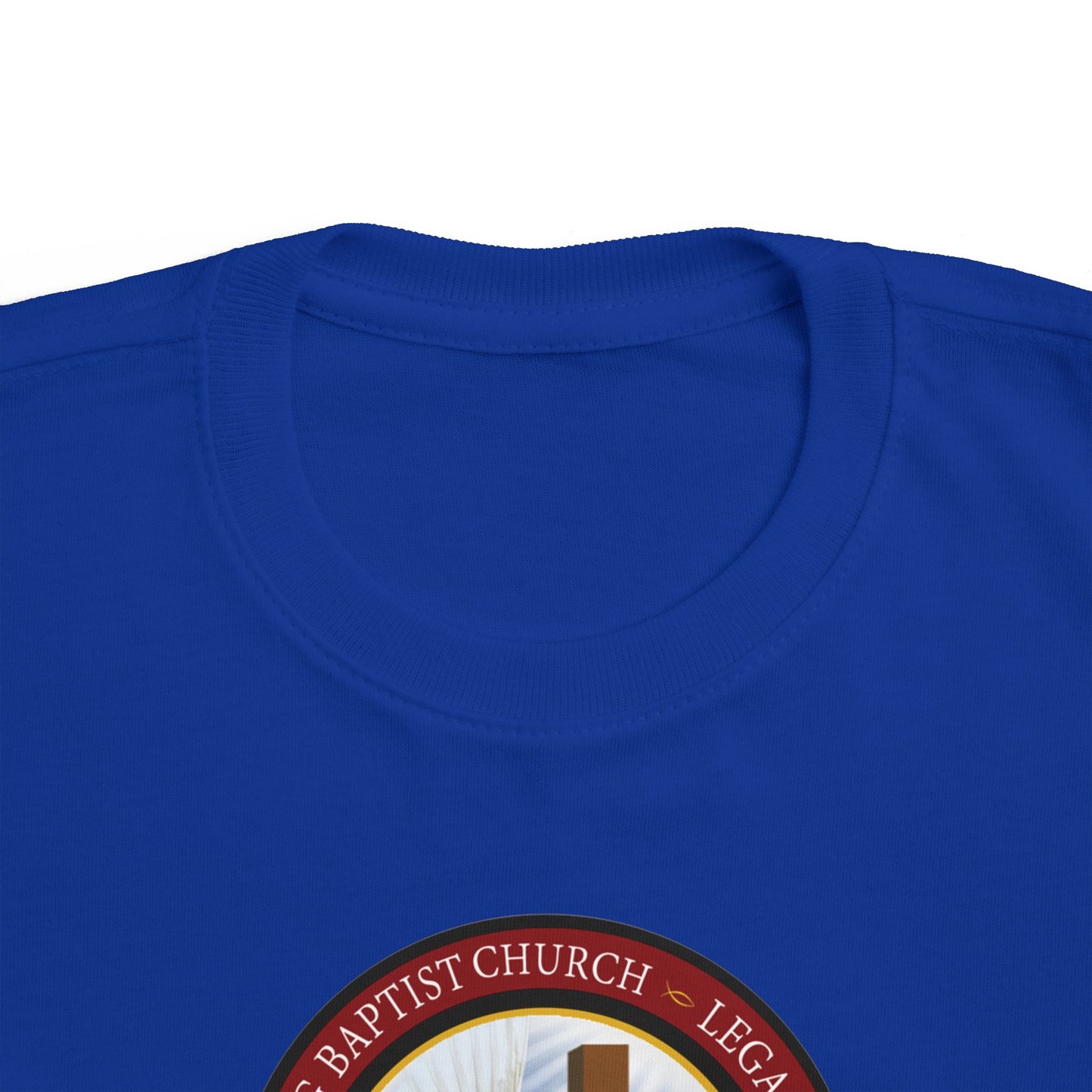 Toddler Cross Tee — Christian Church Logo Kids T‑Shirt