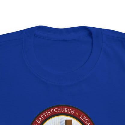 Toddler Cross Tee — Christian Church Logo Kids T‑Shirt