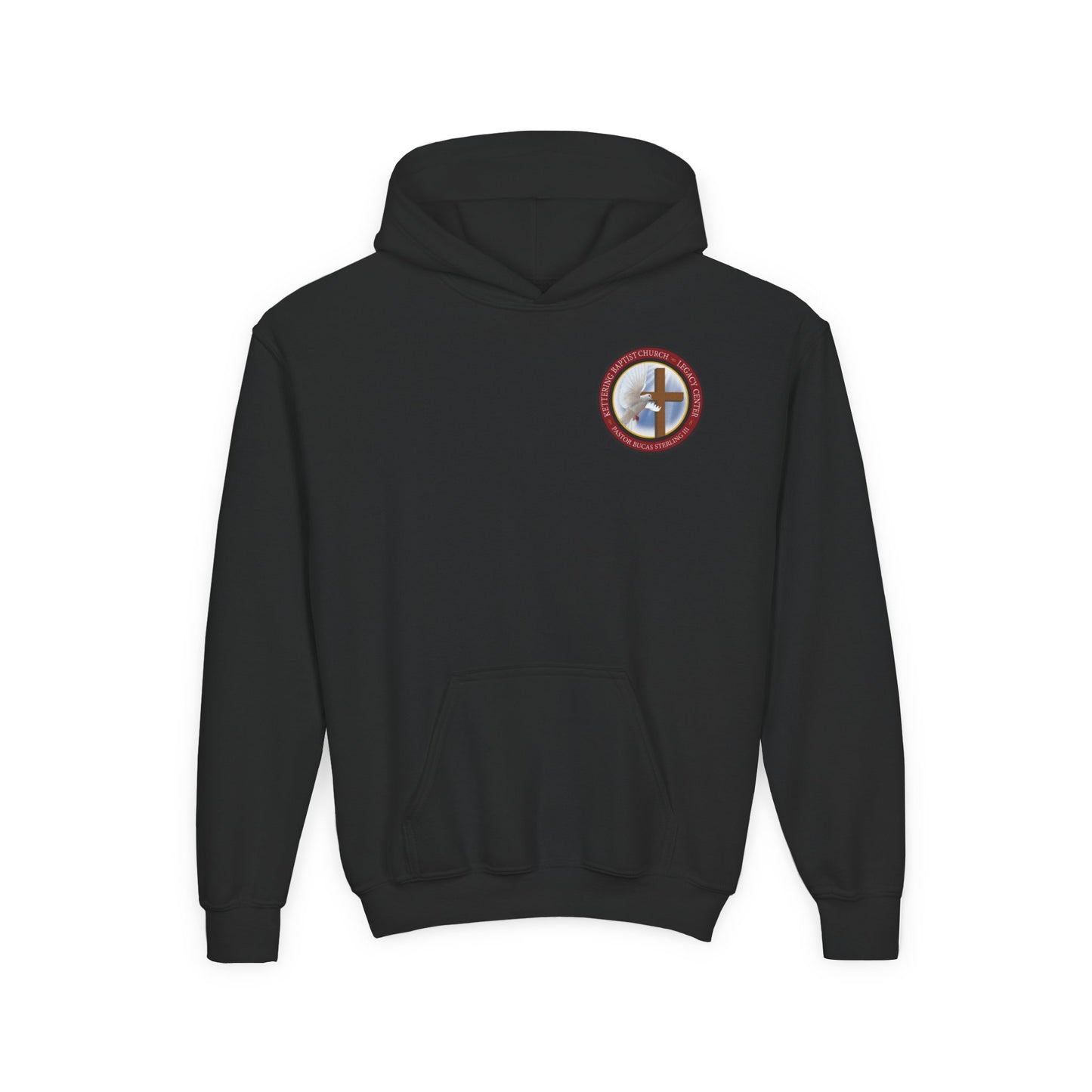 Youth Hoodie — "Chosen, Loved, Forgiven, Called" Christian Faith Pullover (Matthew 2:6)