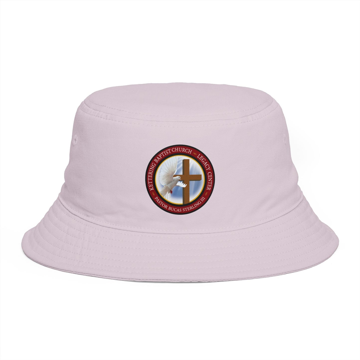 Christian Cross Bucket Hat — Faith Emblem Embroidered Sun Hat