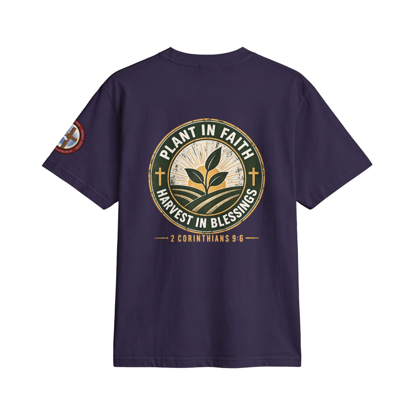 It's Time to Sow T-Shirt — "Plant in Faith, Harvest in Blessings" Christian Farming Tee