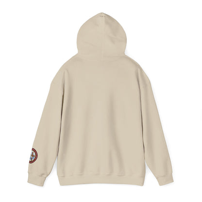 Help Me Lord Hoodie — Christian Cross Faith Pullover with Gold Script