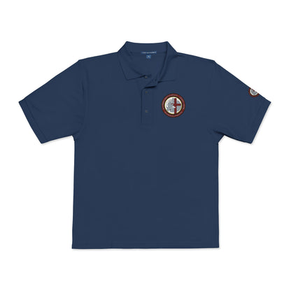 Embroidered Compass Logo Polo Shirt